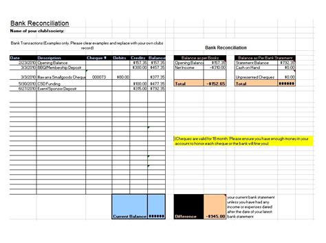50 Bank Reconciliation Examples And Templates [100 Free]