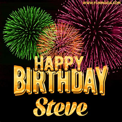 wishing you a happy birthday steve best fireworks