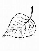 Leaf Oak Printable Stencil sketch template