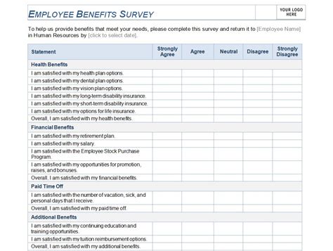 employee benefits survey employee benefit survey