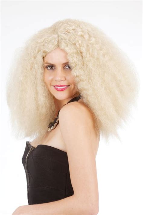Deluxe Blonde 80 S Super Perm Carrie Sex And The City Costume Wig