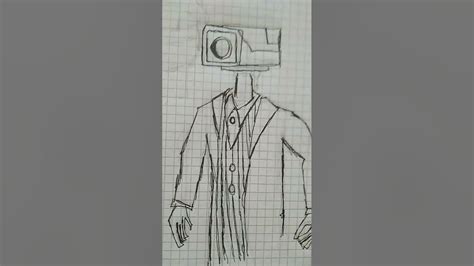 Drawing Camera Man Skibidi Toilet Youtube