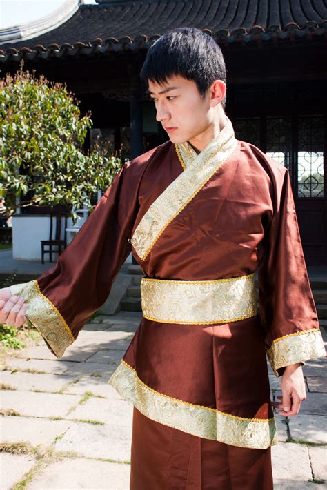 mens costumes performed annual service minister han dynasty clothing