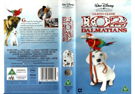 dalmatians   walt disney home video united kingdom vhs