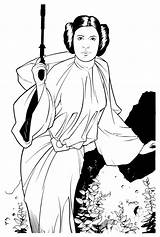 Leia Coloriages Enfants sketch template