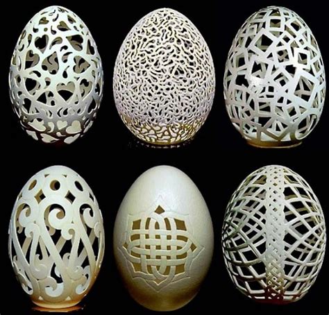 gary lemasters gorgeous egg shell sculptures