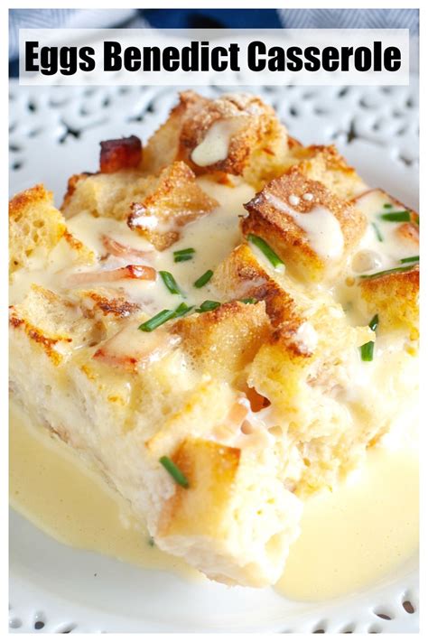 perfect for brunch this eggs benedict casserole tastes just like the