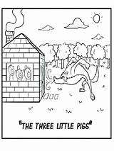Yellowstone National Park Coloring Pages Pigs Little Three Houses Getcolorings Getdrawings sketch template