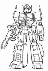 Optimus sketch template