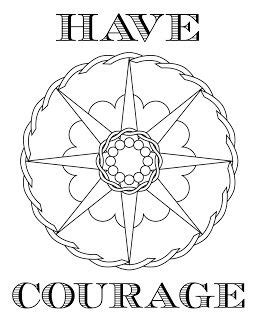 inspirational coloring page  courage coloring pages coloring