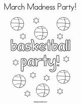 March Madness Coloring Pages Party Basketball Printable Noodle Twisty Visit Kids sketch template