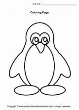Coloring Easy Pages Kids Penguin Drawing Simple Color Colour Boys Printable Colouring Sheets Head Print Drawings Getcolorings Getdrawings Childhood Early sketch template