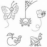 Insekten Ausmalbild Familie Schule Ausmalen Verschiedene Malvorlage Kostenlos Ausdrucken Malvorlagen Raupe Laminas Schmetterling Fliege Drucken Coloring Besten sketch template