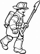 Firefighter Drawing Vector Badge Getdrawings sketch template
