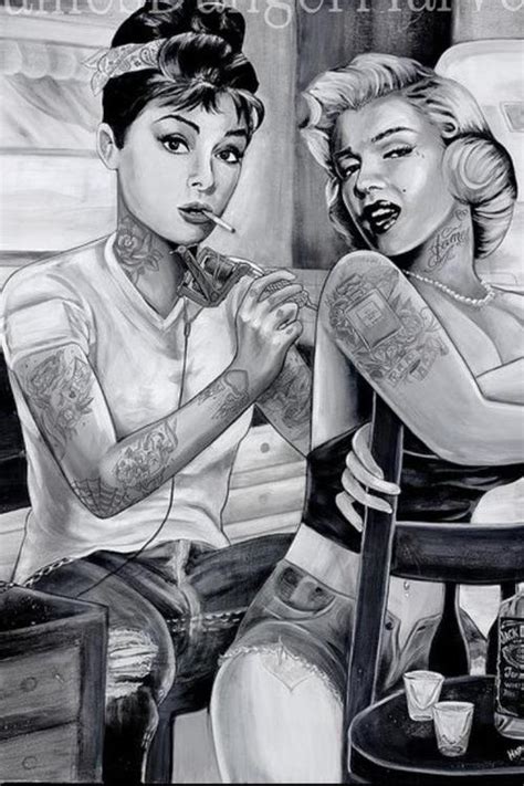 Marilyn Monroe Tattoos Audrey Hepburn Image 773759 On