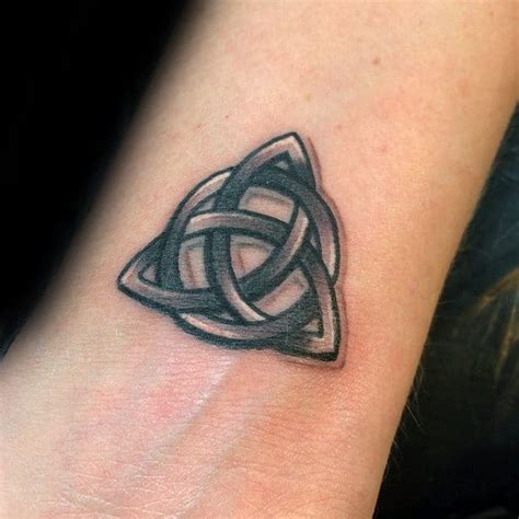 60 Triquetra Tattoo Designs For Men Trinity Knot Ink Ideas