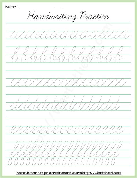 cursive writing practice sheets printable printable form templates