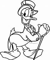 Coloring Donald Duck Pages Kids Cartoons Colouring Book sketch template