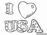 Usa Coloring Pages 4th July sketch template
