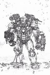 War Machine Coloring Pages Boys Marvel Viking Wolverine Cool sketch template