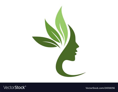 beauty spa logo concept icon royalty free vector image