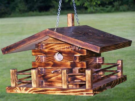 plans  log cabin bird houses home design  style bird house bird houses outdoor plywood
