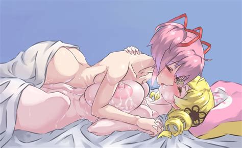 Rule 34 2girls Ass Bed Blush Breast Press Breasts Butt
