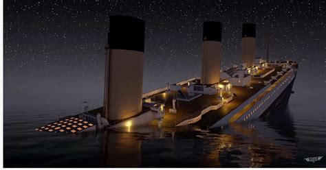 heartbreaking animation lets   titanic sink  real time