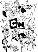 Coloring Cartoon Pages Network Popular Show sketch template