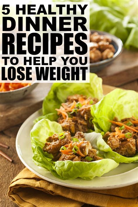 5 Healthy Dinner Recipes To Help You Lose Weight