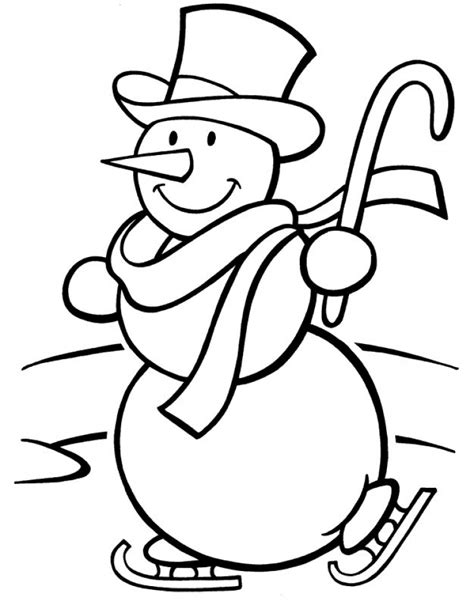 snowman coloring pages  printable