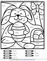 Math Grade Easter Coloring Pages Worksheets 1st First Color Phonics Printable Multiplication Division Printables Singapore Colouring Number Worksheet Graders Spring sketch template