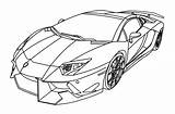 Lamborghini Aventador Rennwagen Malvorlagen Gallardo Malvorlage Kia Lexus Huracan Rennauto Rennen Fahrzeuge sketch template
