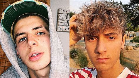 bad zach and bryce hall fight zach shares photo of bruised face hollywood life