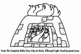 Fiery Furnace Coloring Bible Missionbibleclass Activities sketch template