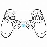 Playstation Console Easydrawingguides sketch template