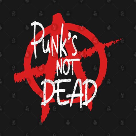 Punks Not Dead Art Punk Body Niemowlęce Teepublic Pl