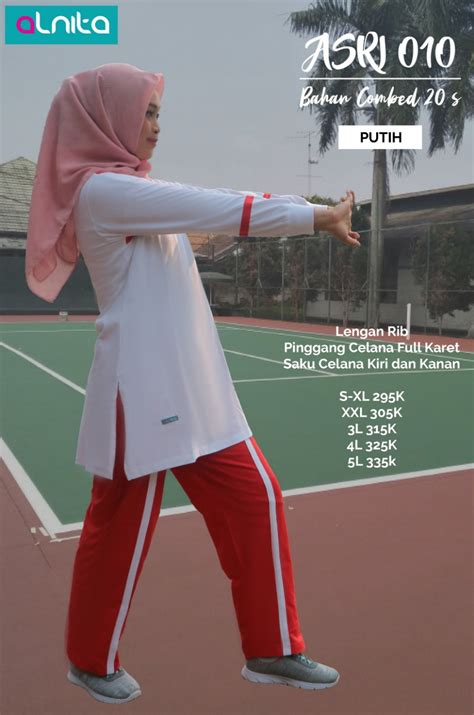 Baju Olahraga Muslimah Alnita Sport Asri 10