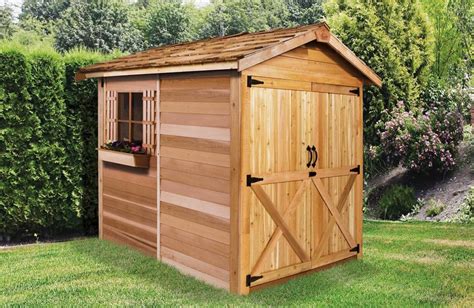large wooden sheds lawn mower motorcycle storage shed kits cedarshed usa