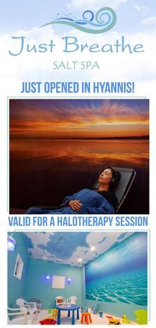 breathe salt spa  hyannis  offering    halotherapy