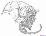 Dragon Coloring Pages Cool Teenagers Popular Really sketch template