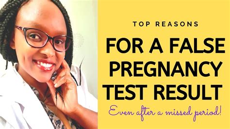 Reasons False Negative Pregnancy Test After Missed Period Youtube