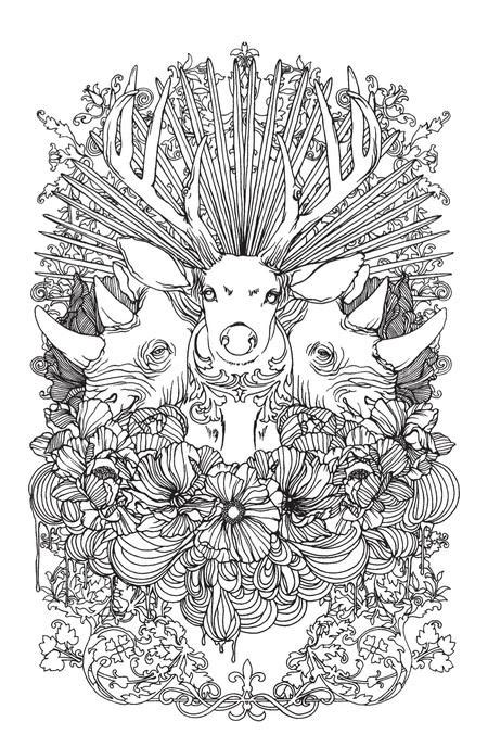stunning wild animals coloring page favecraftscom