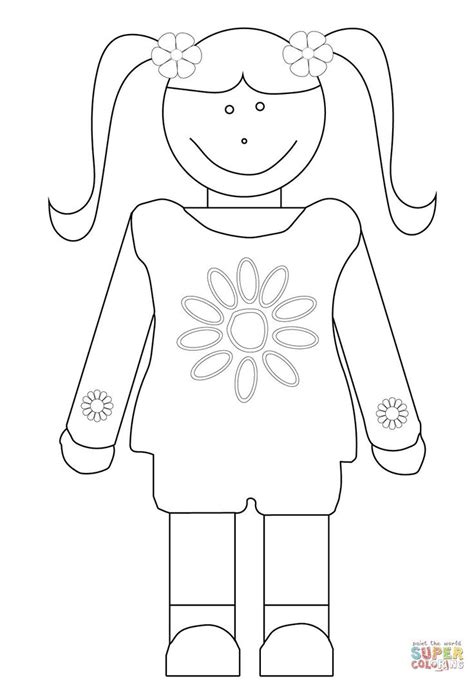 pretty image  girl scout coloring pages davemelillocom daisy
