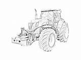 Holland Da Colorare Trattori Kenworth Trattore Drawing Tractor Coloring Pages Drawings Ferrari Tractors T7070 Getdrawings Choose Board sketch template