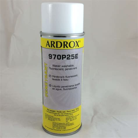 ardrox pe level  water washable fluorescent dye penetrant  oz