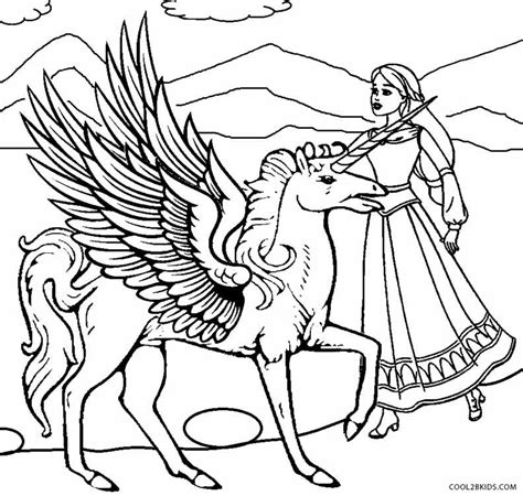 barbie unicorn coloring pages clip art library