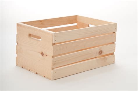 stor pine wood crate
