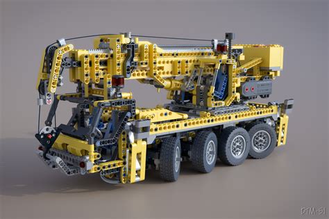 lego mobile crane  blendernation