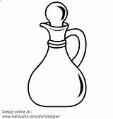 Bottle Vectorified sketch template